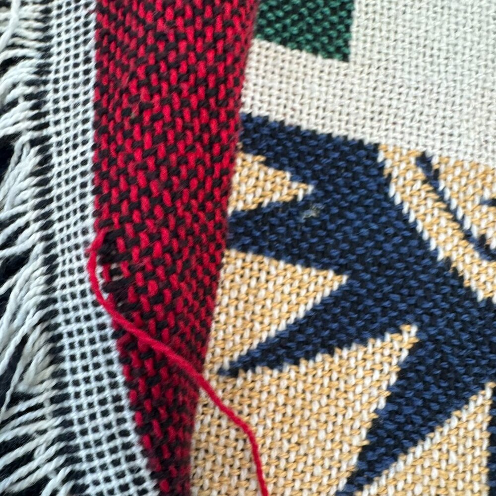 J Katherine Designs Southwestern Tapestry Cardigan OSFA Fringe, Native American - Picture 4 of 6